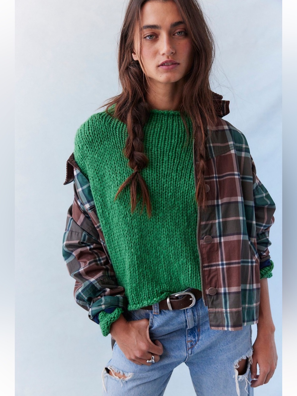 NWT FREE PEOPLE OPAL ROLLNECK KNIT SWEATER 💚
